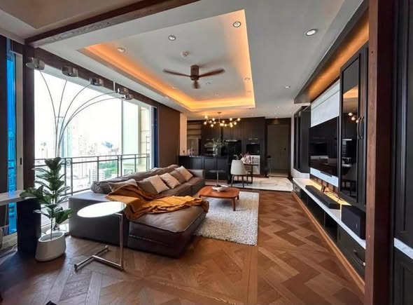 living room and bedroom of Royce Private Residences