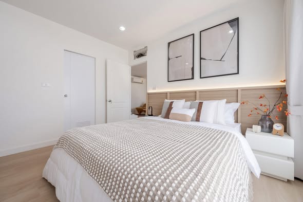bedroom of S Condo Sukhumvit 50