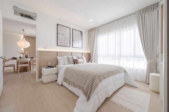 bedroom of S Condo Sukhumvit 50
