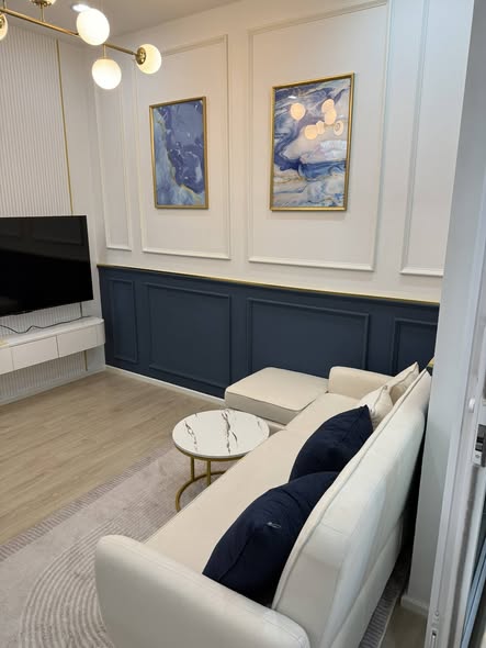 living room of S1 Rama 9 Condominium