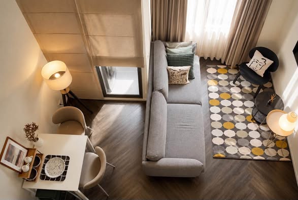 living room of Siamese Sukhumvit 48 ไซมิส สุขุมวิท 48