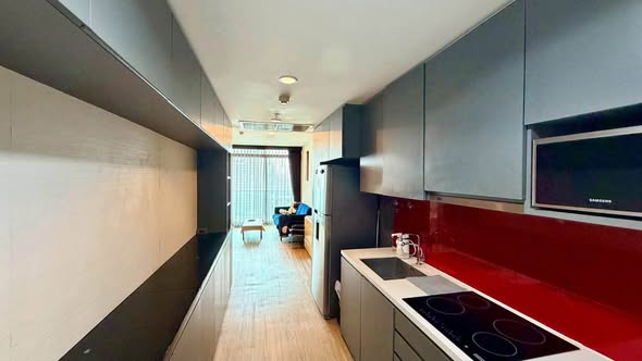 kitchen of Siamese Surawong Condominium