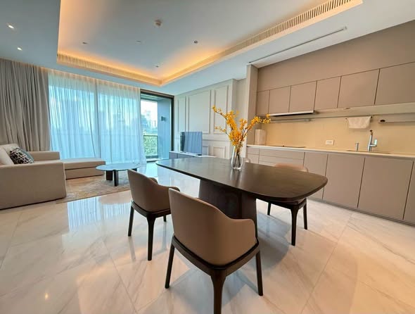 living room and kitchen of Sindhorn Tonson