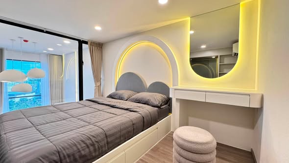 bedroom of So Origin Kaset Interchange