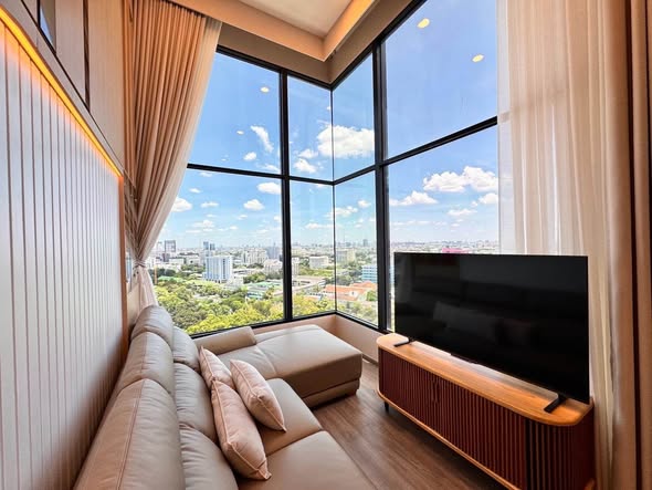 bedroom and living room of So Origin Kaset Interchange