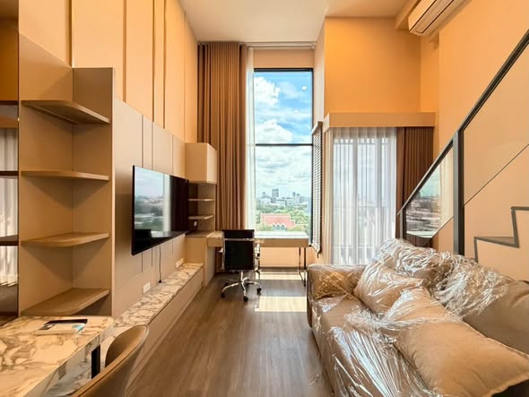 bedroom and living room of So Origin Kaset Interchange