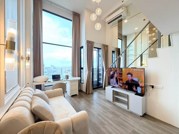 living room and bedroom of So Origin Kaset Interchange