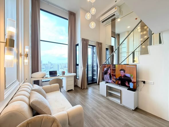 living room and bedroom of So Origin Kaset Interchange