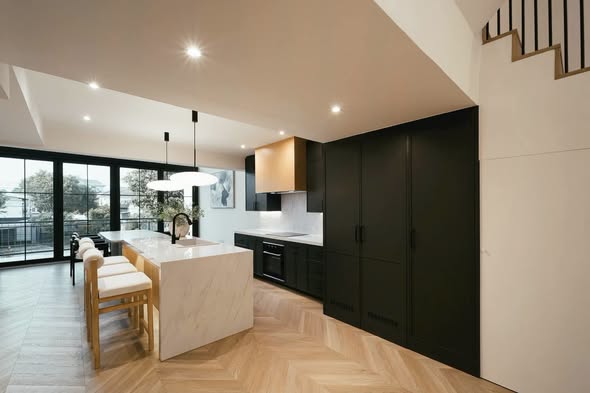 kitchen of SPACE Townhome