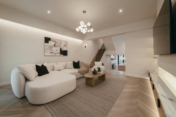 living room of SPACE Townhome