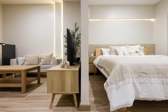 bedroom of Sri Anant Condo-Town
