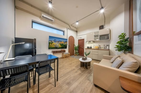 living room of studioroom bangkok