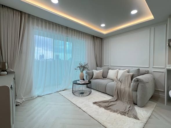 living room and bedroom of Sub Kaew Tower