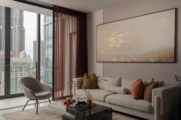 living room of Supalai Icon Sathon