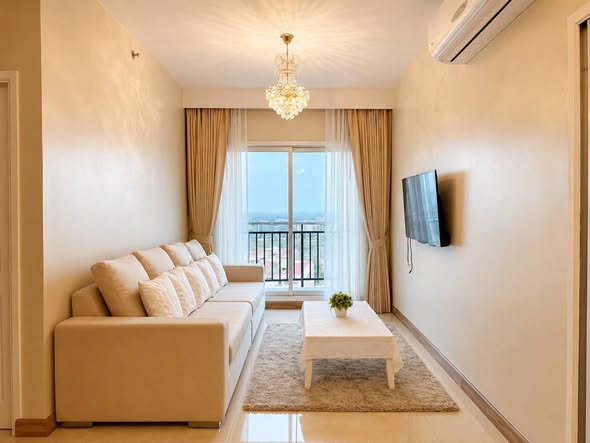 bedroom and living room of Supalai Monte at Viang Chiangmai