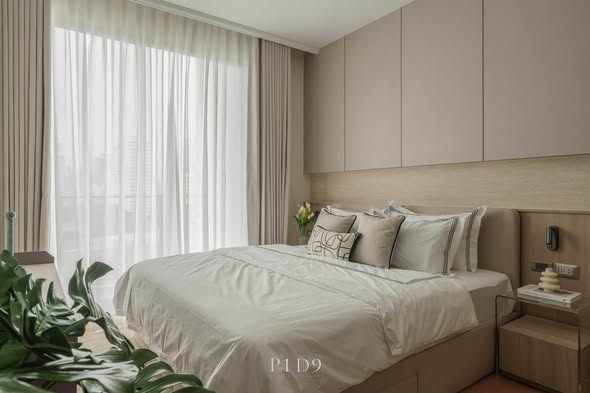 bedroom of Supalai Oriental Sukhumvit 39