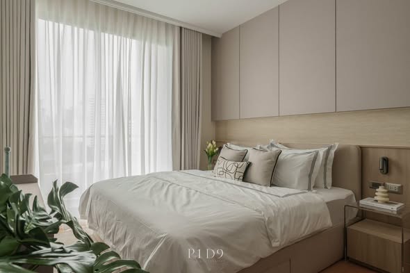 bedroom of Supalai Oriental Sukhumvit 39