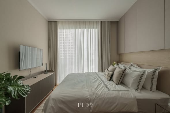 bedroom of Supalai Oriental Sukhumvit 39