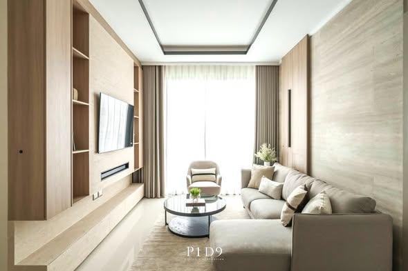 bedroom and living room of Supalai Oriental Sukhumvit 39