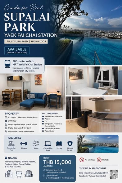 Supalai Park Yaek Fai Chai Station