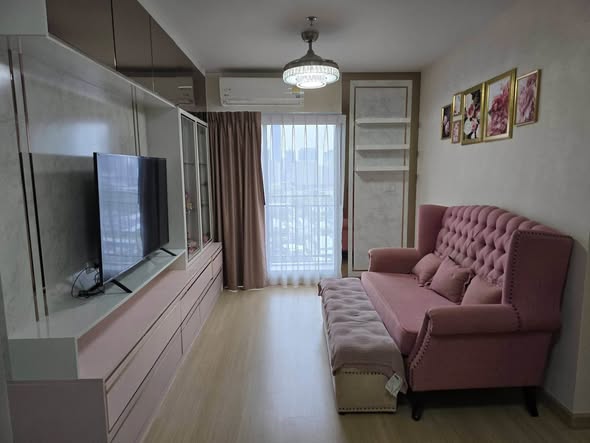bedroom and living room of Supalai Veranda Rama 9