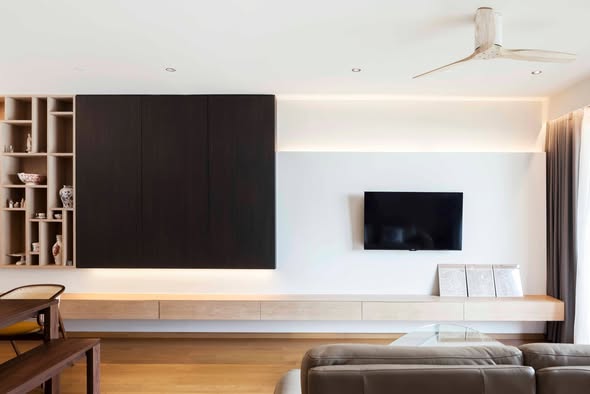 living room of Supreme Legend Condominium