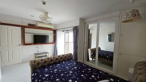 bedroom of SYM Vipha Ladphrao Condominium