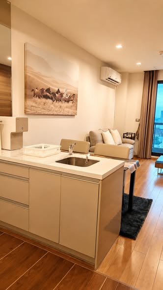 bedroom and living room of The Address Sathorn