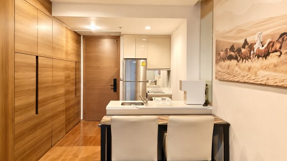 room interior and bathroom of The Address Sathorn