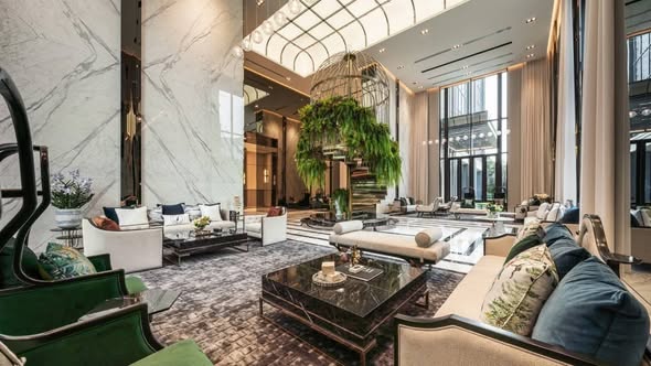 living room of The Address Siam-Ratchathewi