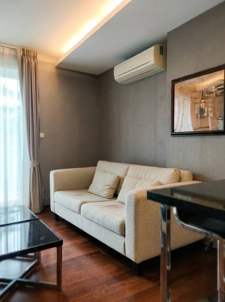living room and bedroom of The Address Sukhumvit 61 ดิ แอดเดรส สุขุมวิท 61