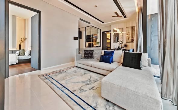 bedroom and living room of The Bangkok Thonglor