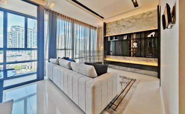 living room of The Bangkok Thonglor