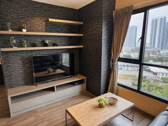 bedroom and living room of THE BASE Park West – Sukhumvit 77
