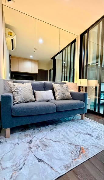 living room and room interior of THE BASE Park West – Sukhumvit 77