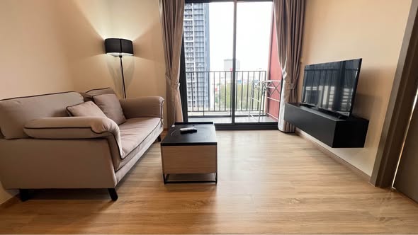 living room of THE BASE Rama 9-Ramkhamhaeng