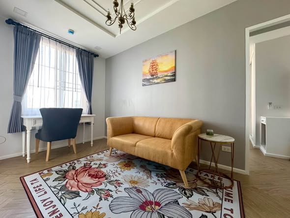 living room of THE CANALE condo by mobius
