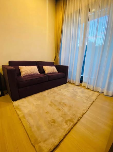 living room and bedroom of The Capital Condo Ekkamai-Thong Lo