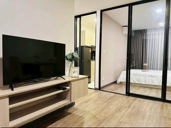 bedroom and living room and room interior of The Collect Ratchada 32