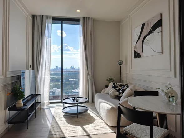 bedroom and living room of The Crest Park Residences