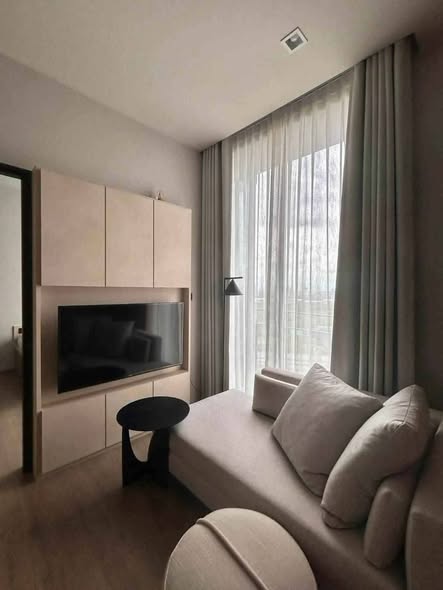 living room and bedroom of The Crest Park Residences