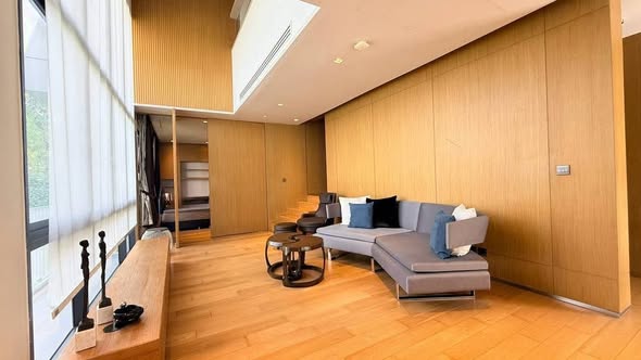 living room and room interior of The Eight Chatuchak Ratchada Private Luxury Home