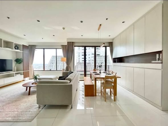 living room and kitchen of The Emporio Place