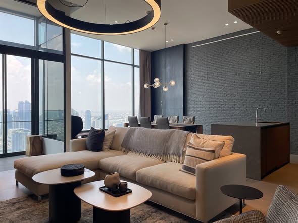living room of THE ESSE ASOKE