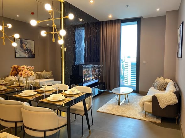 living room and room interior of THE ESSE at SINGHA COMPLEX
