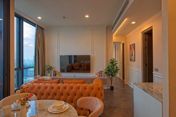 living room of THE ESSE Sukhumvit 36