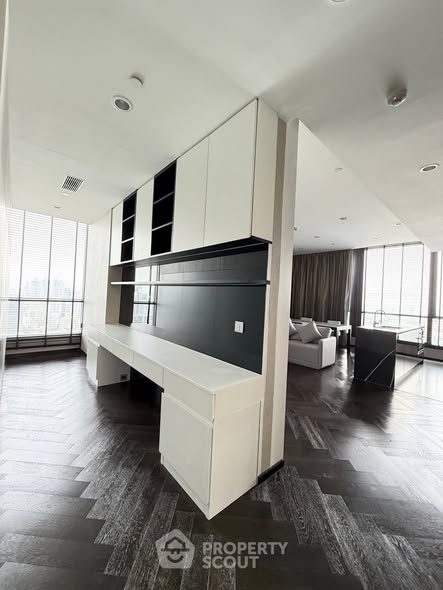 living room and kitchen of THE ESSE Sukhumvit 36