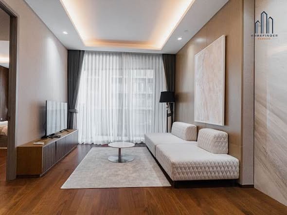 bedroom and living room of The Estelle Phrom Phong