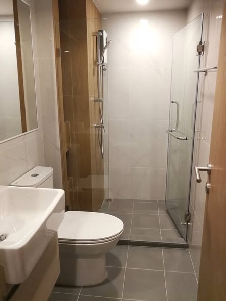 room interior and bathroom of The Excel Hideaway Sukhumvit 71