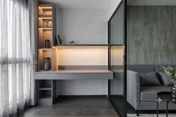 living room and room interior of The Excel ลาดพร้าว – สุทธิสาร